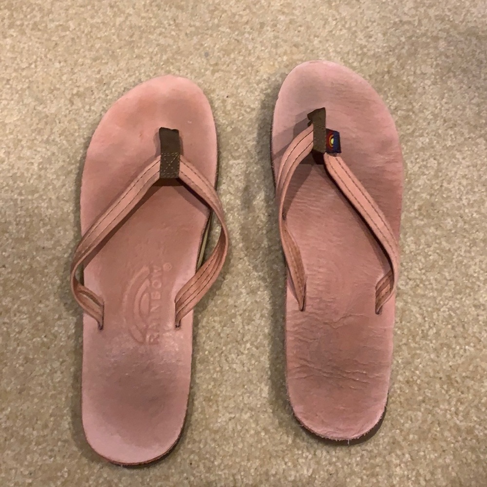 Rainbow Flip Flops Size 9 XL.  Cute with lots of life left.